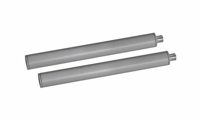 Extension Pole 300mm Silver 2pack