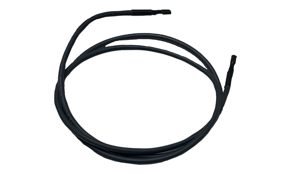 Ignition cable for fireplaces (manually operated)