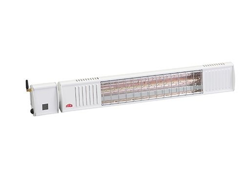 IHS20W67 Infraroodstraler 2000W 230V Bluetooth Afs.bedien. 710mm wit IP67