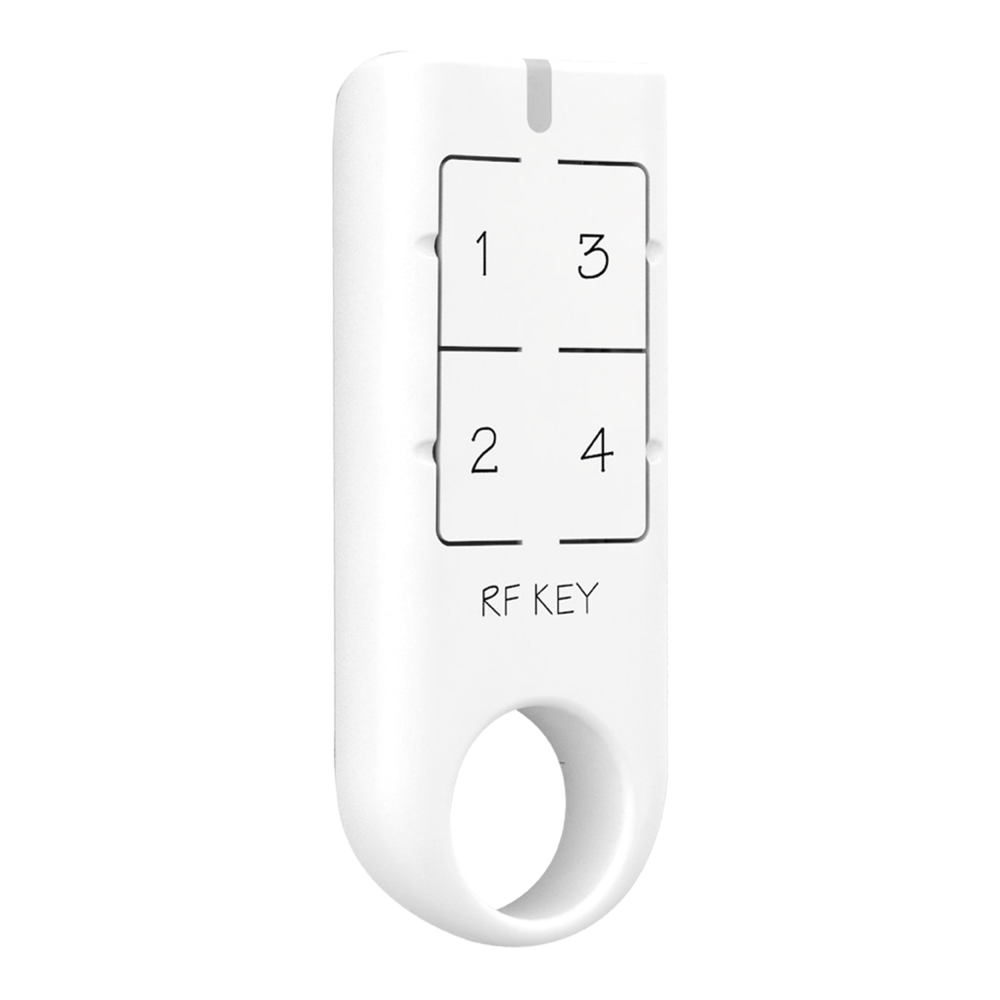 Elko EP RF Key 4 kanaals afstandsbediening, sleutelhanger wit