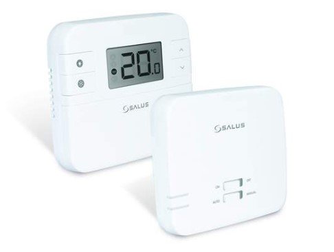 Salus RT510RF wireless thermostat with build on receiver